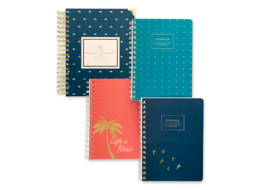 The Signature Balanced Life Planner® & Notebook Golden Lotus / "Life is Now" Collection BUNDLE
