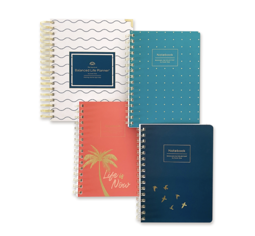 The Signature Balanced Life Planner® & Notebook Blue Wave / "Life is Now" Collection BUNDLE