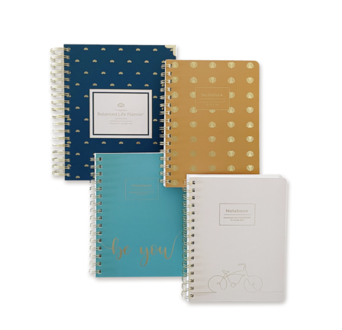 The Signature Balanced Life Planner® & Notebook Golden Lotus / "Be You" Collection BUNDLE